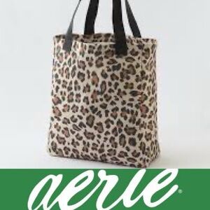 Gorgeous, Aerie leopard tote bag❤️